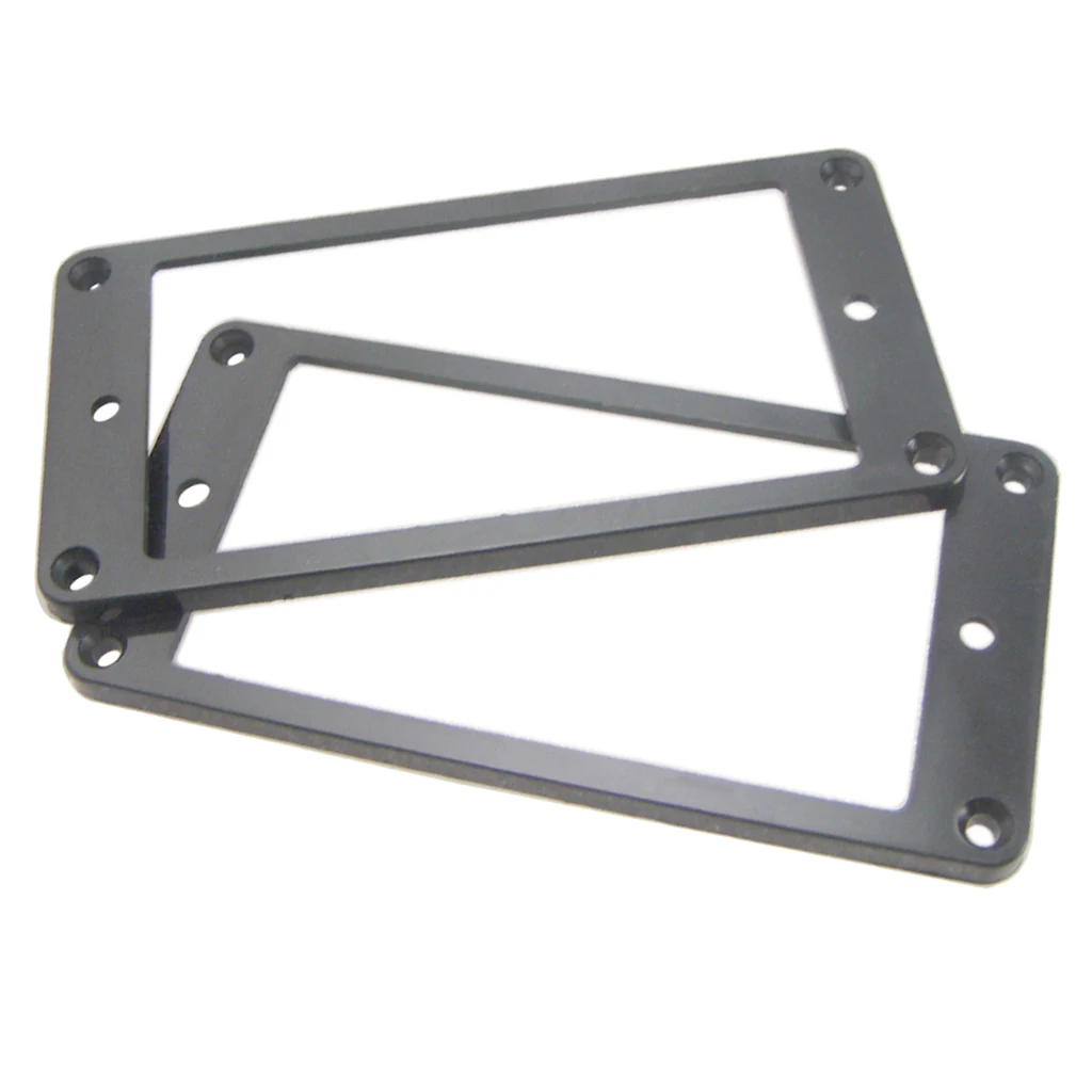 Plastic Flat Humbucker Pickup Mounting Ring Frame For Electric Guitar Stringed Instruments