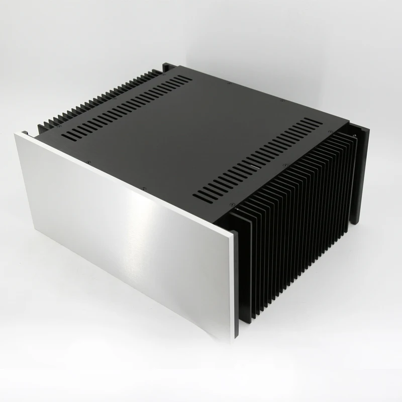 KYYSLB 480*210*390MM All-aluminum Amplifier Chassis DIY Enclosure Box Shell A50 Improved Version of A Large Amplificador Case