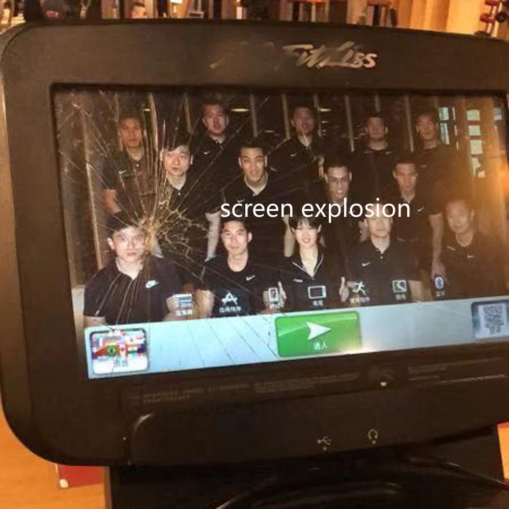 شاشة تعمل باللمس للحياة واللياقة البدنية اكتشف TSE Treadmill 3M بالسعة لوحة زجاجية للشاشة