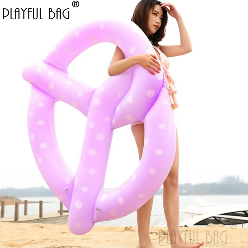 Playful bag Creative Doughnut Swimming rings for adult Floating swim circles Inflatable doughnut toys Swimming rings E74