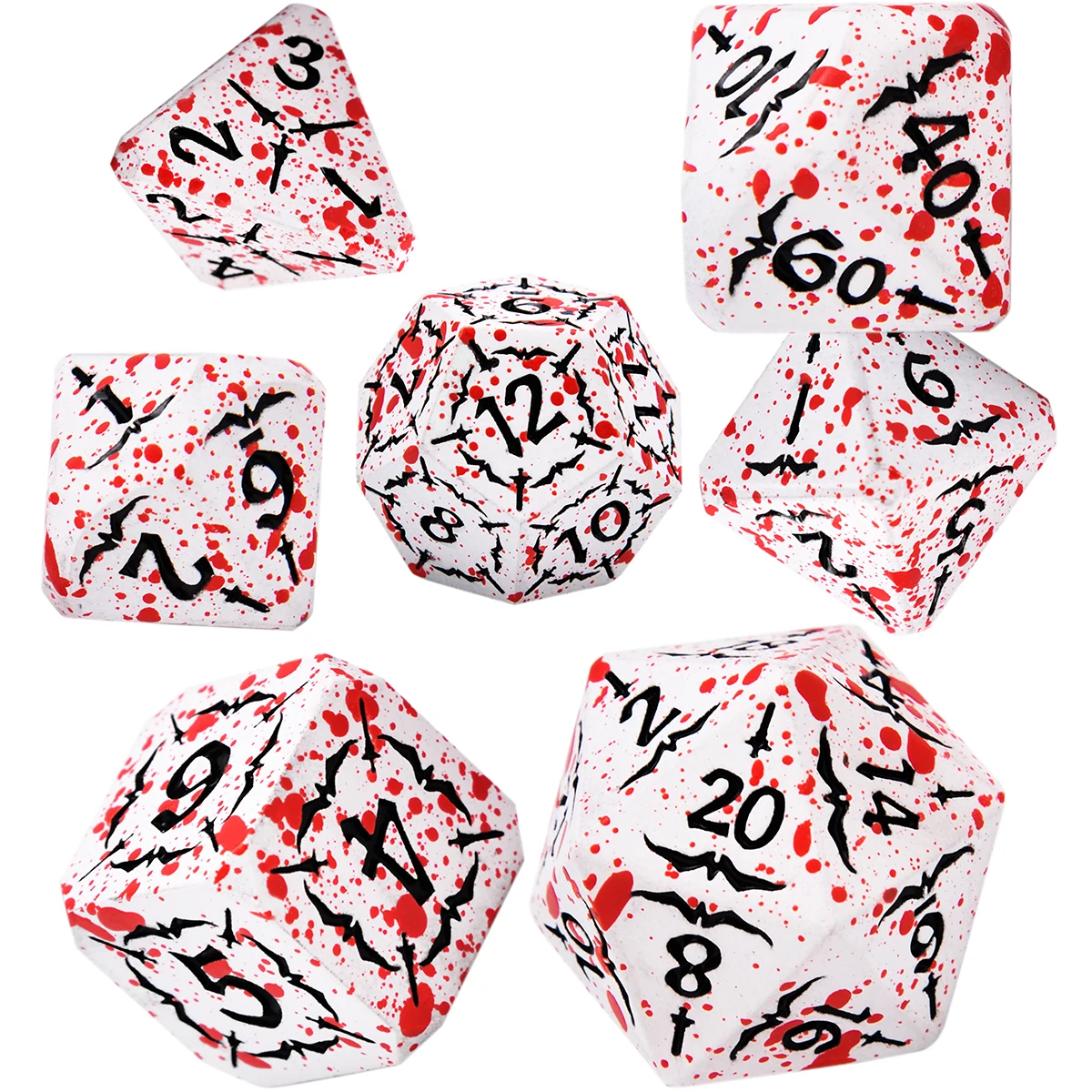 

Hawk многогранные металлические игральные кости набор D4 D6 D8 D10 D % D12 D20 для настольных игр ролевая игра DND
