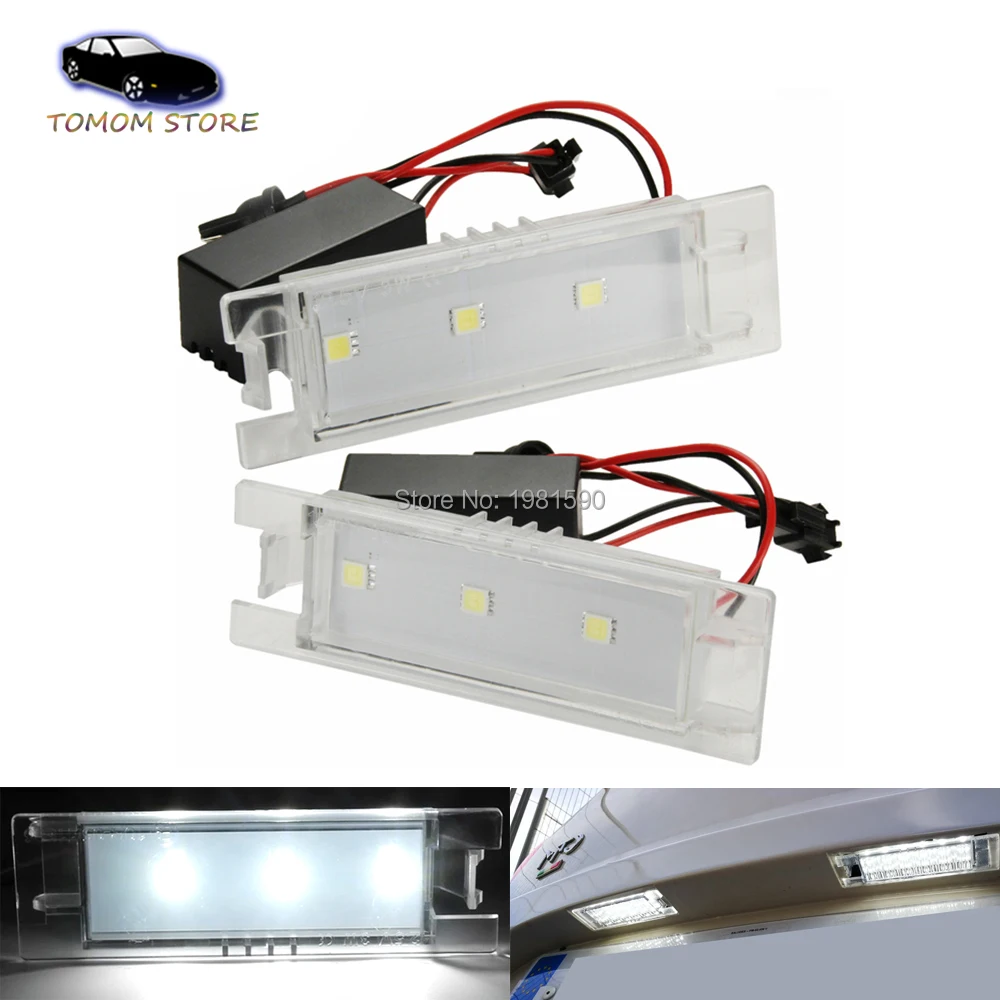 

Canbus No error led rear license plate lights lamp for For Alfa Romeo 147 156 159 166 Brera Giulietta Mito GF Spider