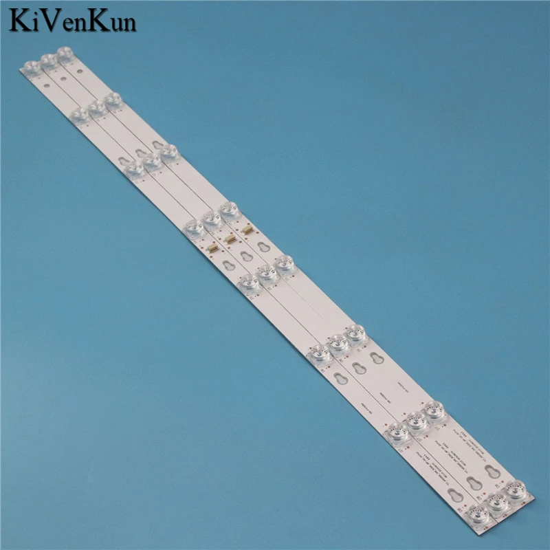 TV's LED Backlight Strips For Hitachi CDH-LE40Smart10 TV LED Bars Bands Rulers TOT_40D2900_3X8_3030C Array Tapes 4C-LB4008-HR01J