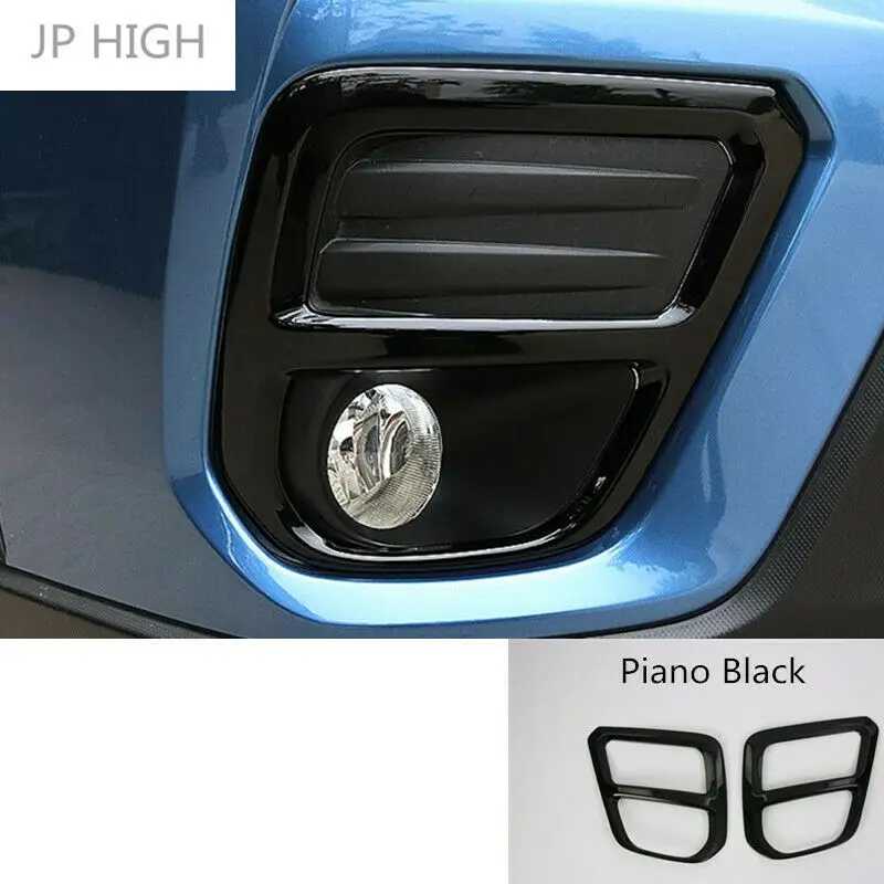 

Car Rear Fog Lamp Cover Trim Front Fog Light Frame Stickers for Subaru Forester 2018-2021 Car Styling