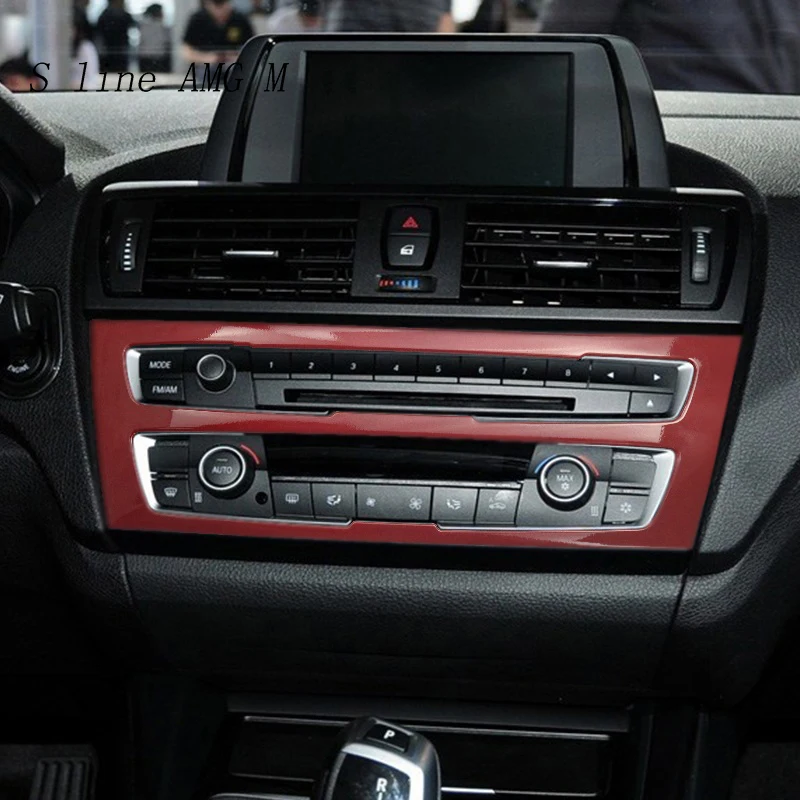 

For BMW F20 F21 F22 1 Series Car Interior Moulding Air CD Control Panel Covers Stickers And decals Trim Car Styling Accessorie