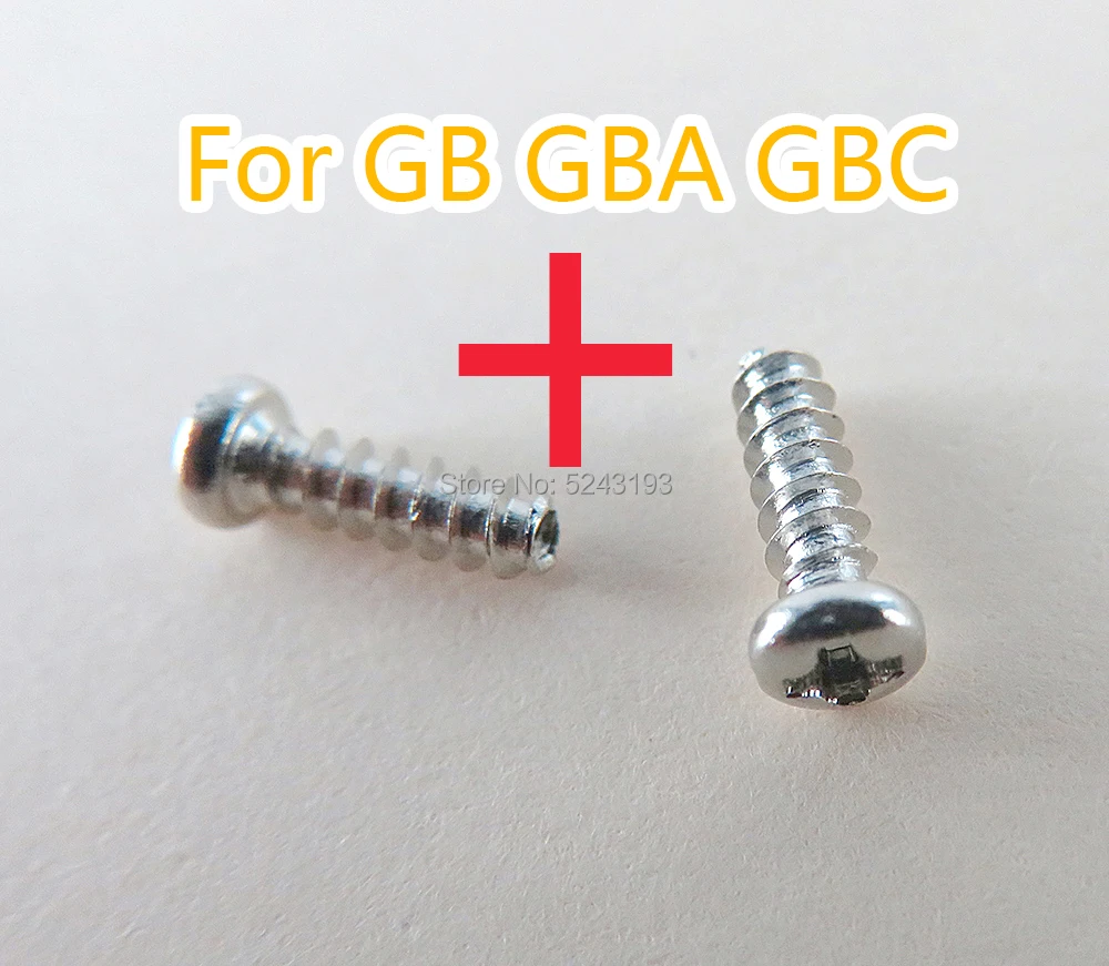 게임보이용 삼각 나사 교체용 10개 세트 + 십자 나사 Y형 나사