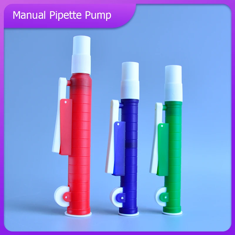 Pipette Aid Fast Release Pipette Pump Manual Pipettor Pump Use With Graduated Transfer Pipette VOL.2 ml/10ml/25ml