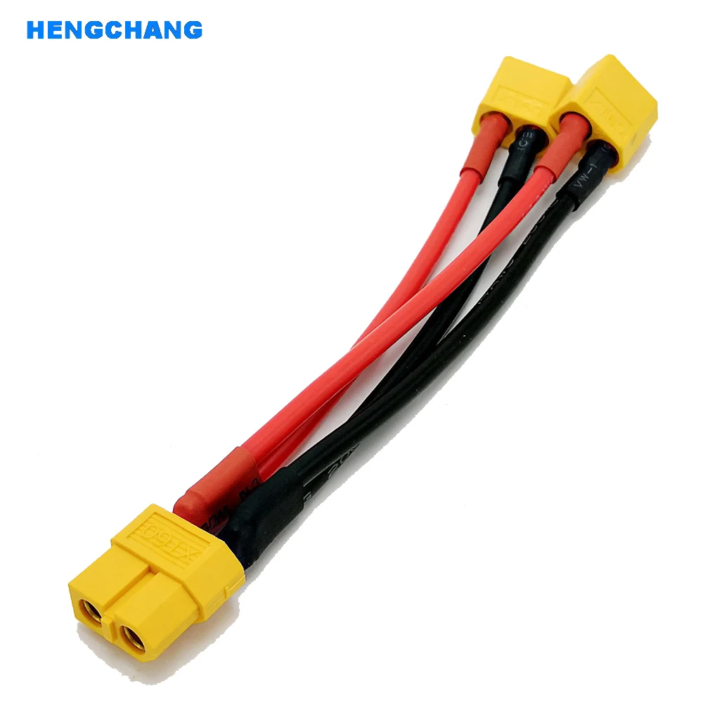 XT60 Parallel Anschluss Kabel Erweiterung Y Splitter XT60 Parallel Kabel 10CM 14awg silikon