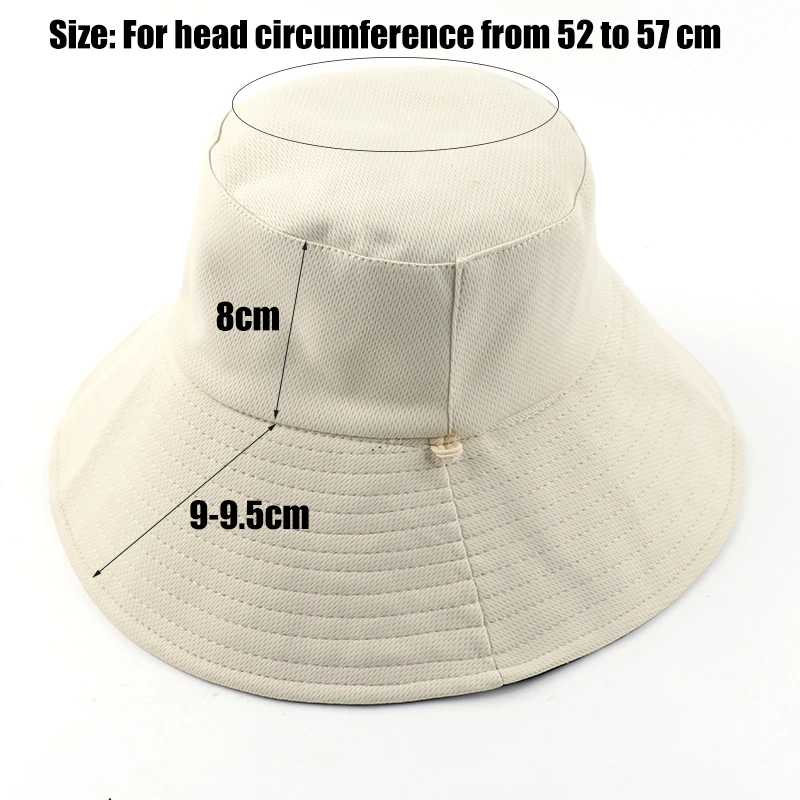 CAMOLAND Double-sided Sun Hats Women Fashion Beach Caps Summer Female Wide Brim Bucket Hat Casual Foldable Panama Cap