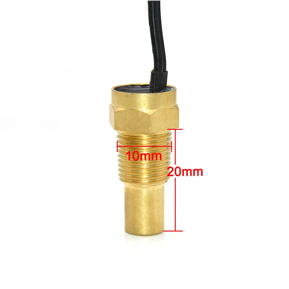 Racing Car meter Oil Temp Sensor Water Temperature Sensor Thread Head Plug for 12V/24V Car Truck Digital 10MM 14MM 17MM 21MM