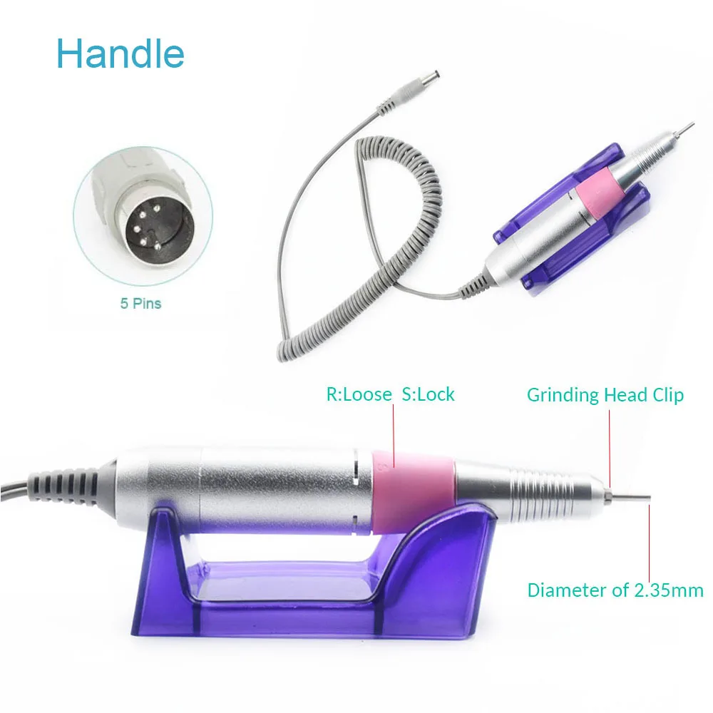 3 Kleur Nail Boor Machine 35000Rpm Voor Elektrische Manicure Boor Machine & Accessoire Met Frees Elektrische Nagelvijl