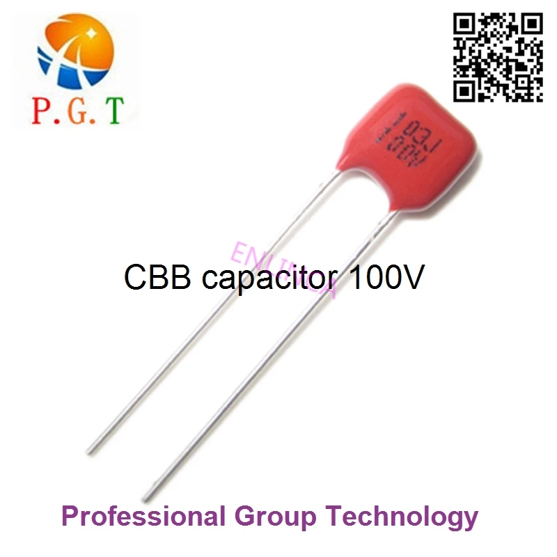 10pcs 1.8NF 182J 10NF 103J 15NF 153J 47NF 473J 22NF 223J 68NF 683J 100V P5MM 5MM pitch DIP CBB Polypropylene film capacitor
