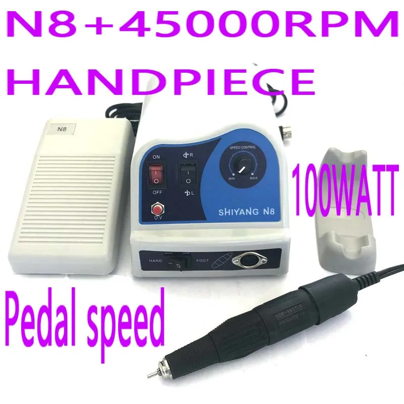 

NEW ELECTRIC Dental Lab SMT Marathon SHIYANG N8 Micromotor Polishing + 45K rpm handpiece hot