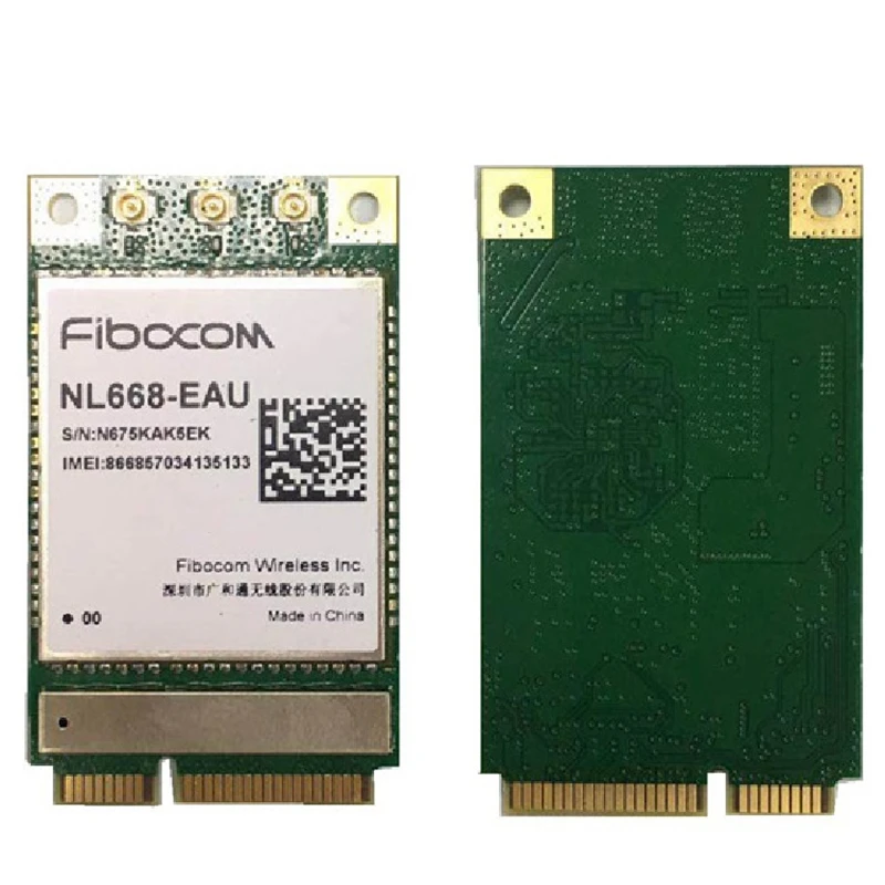 NL668-EAU Fibocom 4G LTE Cat4 module Minipcie package LTE FDD LTE TDD WCDMA GSM GPRS EDGE for Europe Australia 100% New&Original