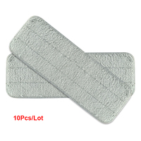 Replacement 10Pcs Mop Cloth Rags For Xiaomi Mijia Deerma TB800/TB500 Water Spray Mop 360 Rotating Cleaning Fiber mopping pad