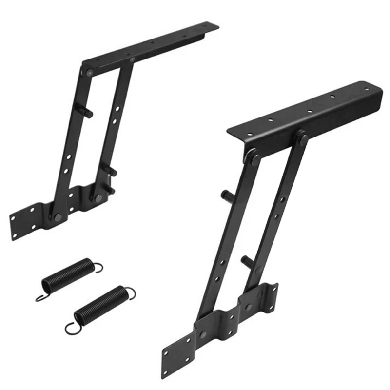 

1Pair Lift Up Top Coffee Table Lifting Frame Mechanism Spring Hinge Hardware Dropship