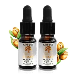 Huile d'argan marocaine pour les cheveux, traitement pour tous les Types de cheveux et le cuir chevelu, le moins cher, 2 pièces * 10ml