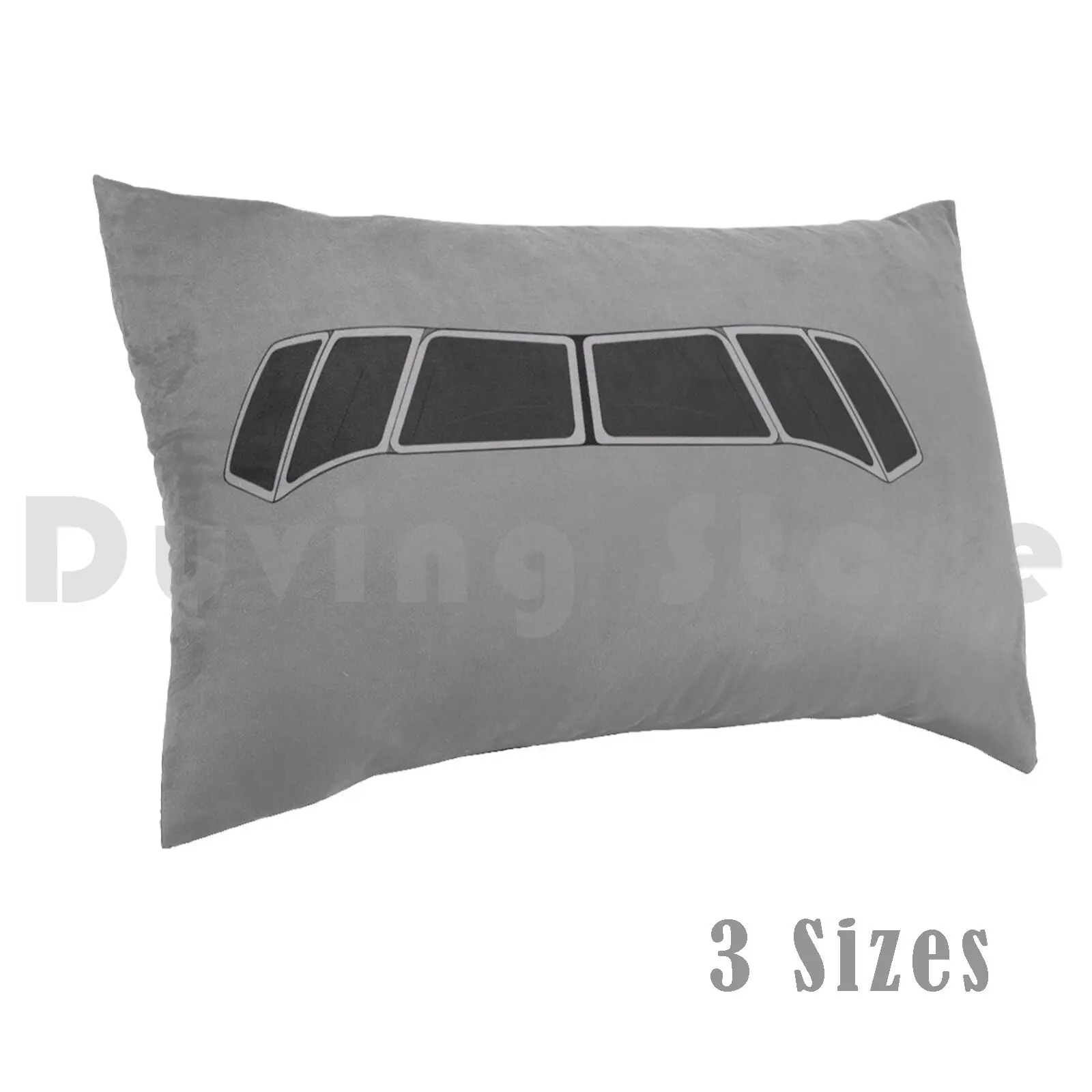 Boeing 777-Commercial Jet-Cockpit Windows Pillow Case DIY 50*70 Boeing 747 Nose Windows Airplane Jet Pilot