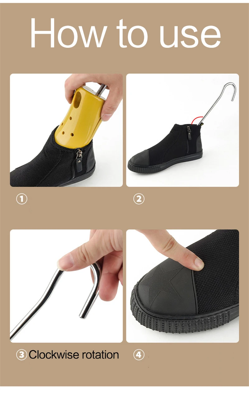 Schuhbäume für Stiefel, verstellbares Obermaterial, verbreiterter Damen-Schuhbaum, Shaper-Expander, professionelle Schuhspanner für Stiefel mit hohen Absätzen – Detail 5