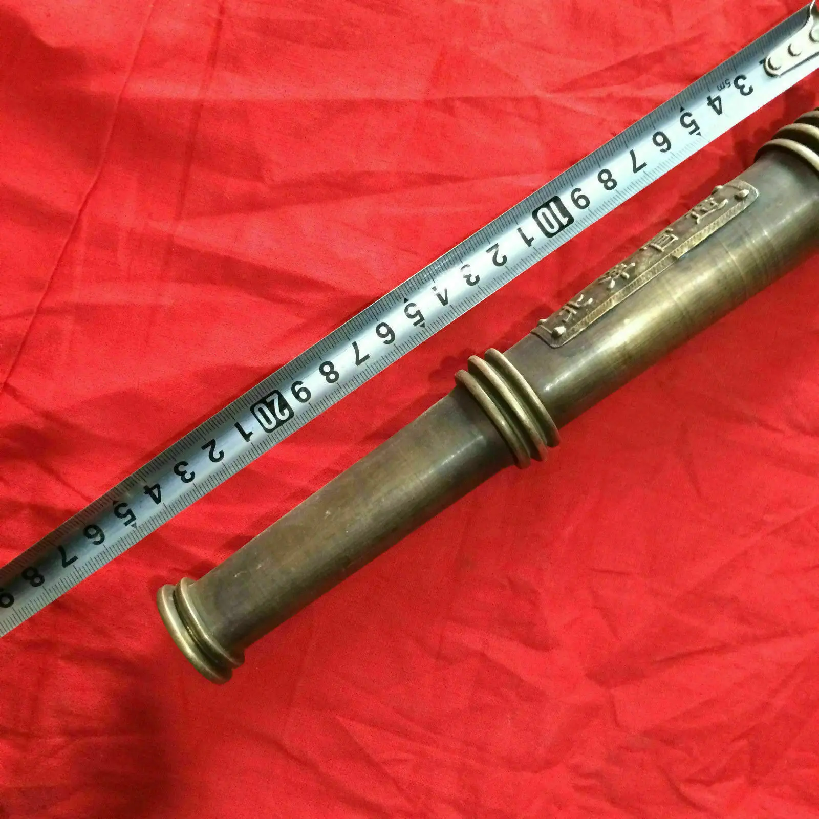 عتيقة 26 سم مدفع البرونز الصيني القديم beiyang warlords.