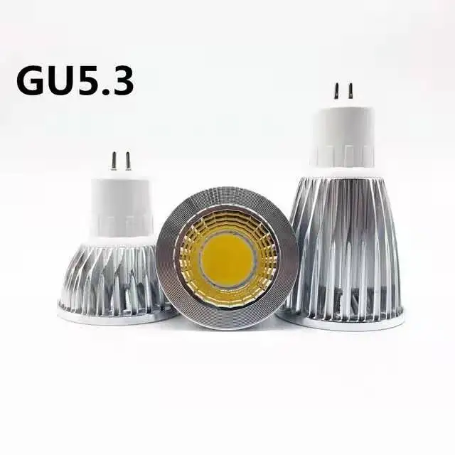 Super Bright LED Spotlight Bulb GU10Light Dimmable Led 110V 220V AC 6W 9W 12W LED  GU5.3 GU10 COB LED lamp light GU 10 led GU5.3