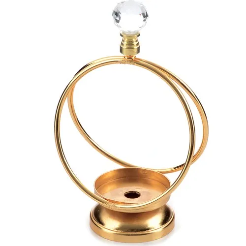 Dream World Tel Decorative Riser-Candle Holder-Decorative Product 10 cm Gold Color