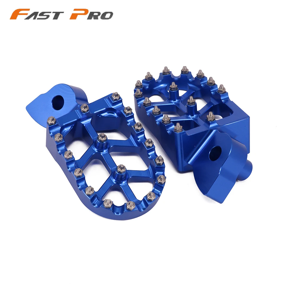 Foot Pegs Rests Pedals For Husqvarna WR125 WR250 WR300 TC250 TC450 TC570 TE250 TE310 TE450 TE510 CR125 SM400R TC449   Motorcycle