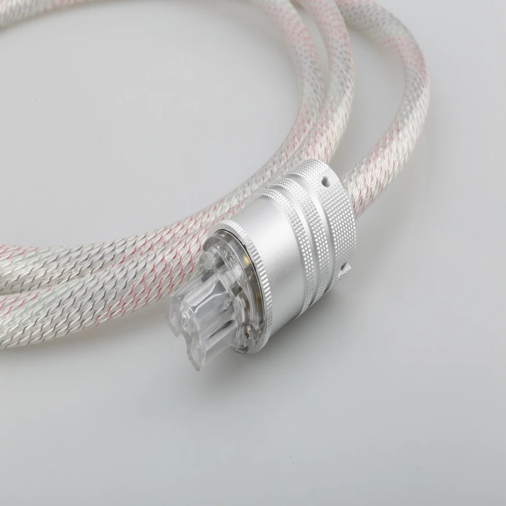 Valhalla power line HIFI POWER CABLE 7N OFC Power Cord with EU Plug Amplifier CD, Decoder, Power Wire