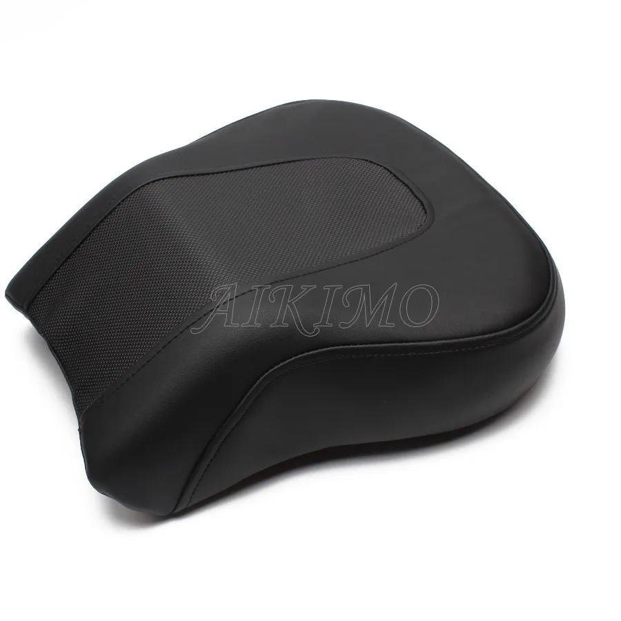 

Motorcycle Black Seat Cushions Touring Passenger Pillions For Harley Softail Fat Boy FLSTF FLSTC 2007-2017 CVO FLSTSE 2010-2012