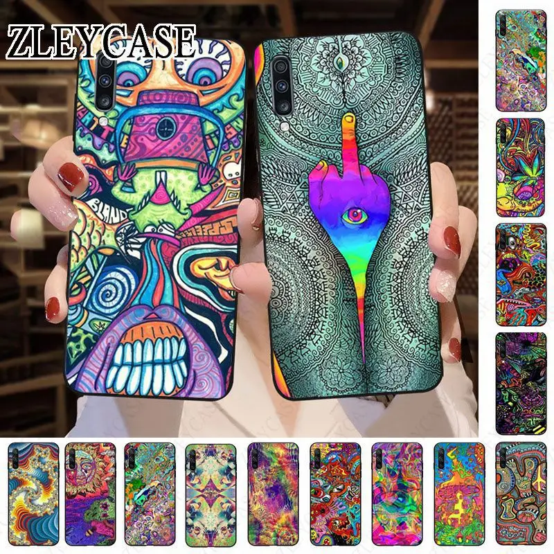 Psychedelic Trippy art Phone Cover For Samsung Galaxy A12 A13 A14 A20S A21S A22 A23 A32 A50 A51 A52 A53 A70 A71 A73 5G Cases