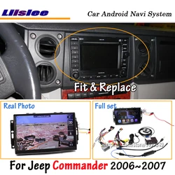 Android For Jeep Commander 2006-2007 Car Stereo Radio Carplay Screen Video GPS Navigation Multimedia Player