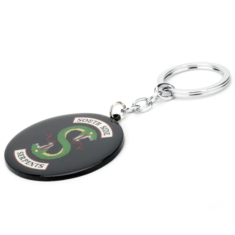 Riverdale South Side Serpents Keychain Key Ring Car Keychains Handicrafts Fashion Llaveros