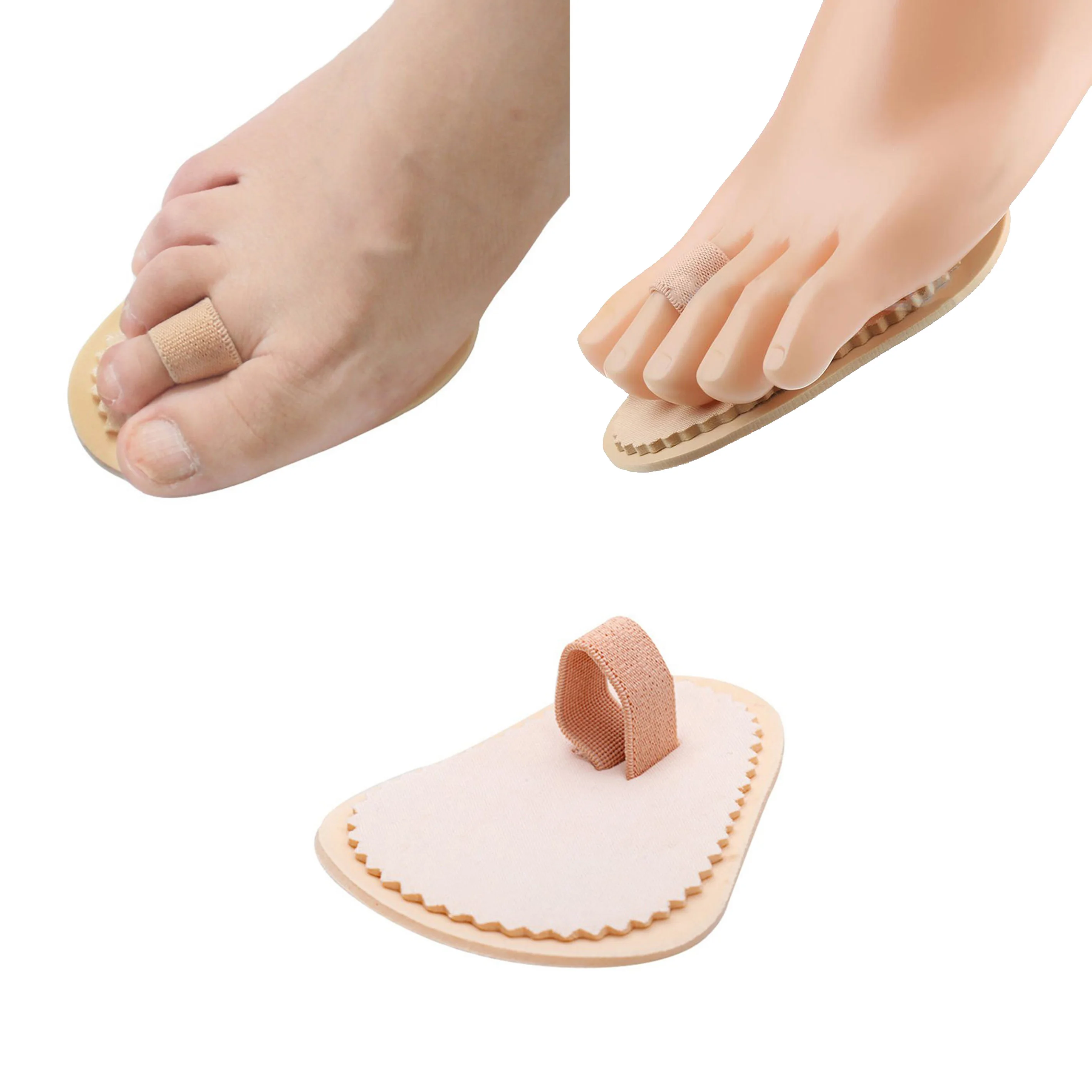 Picture 4: 1Pc Hammer Toe Cushions Protector Separator Support Pads Temporary Corrector Straightener Bunion Guard EVA Foot Care Tools