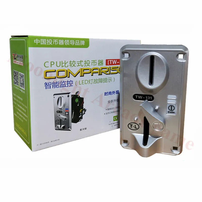 TL TW-131 New Comparable Coin Acceptor Token Selector CPU Intelligent Identification Mechanism For Arcade Game Machine