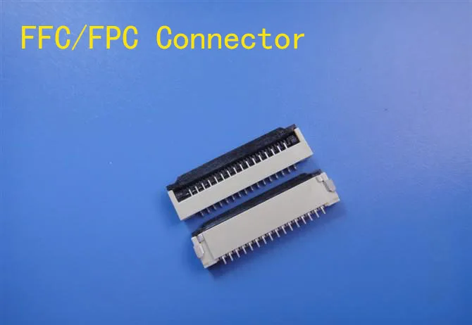 

50pcs FFC / FPC connector 1.0 mm 21 Pin Bottom Contact Right angle SMD SMT ZIF fpc