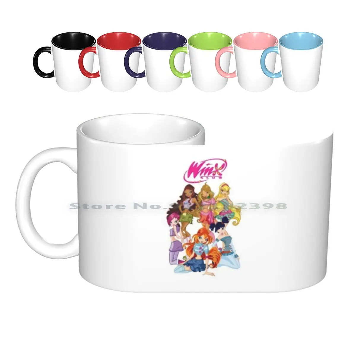 Ceramic Mugs Coffee Cups Milk Tea Mug Winx Cases ? phone Club Fairy Bloom Cartoon Cute Fate Magic Stella Animation Trix Darcy