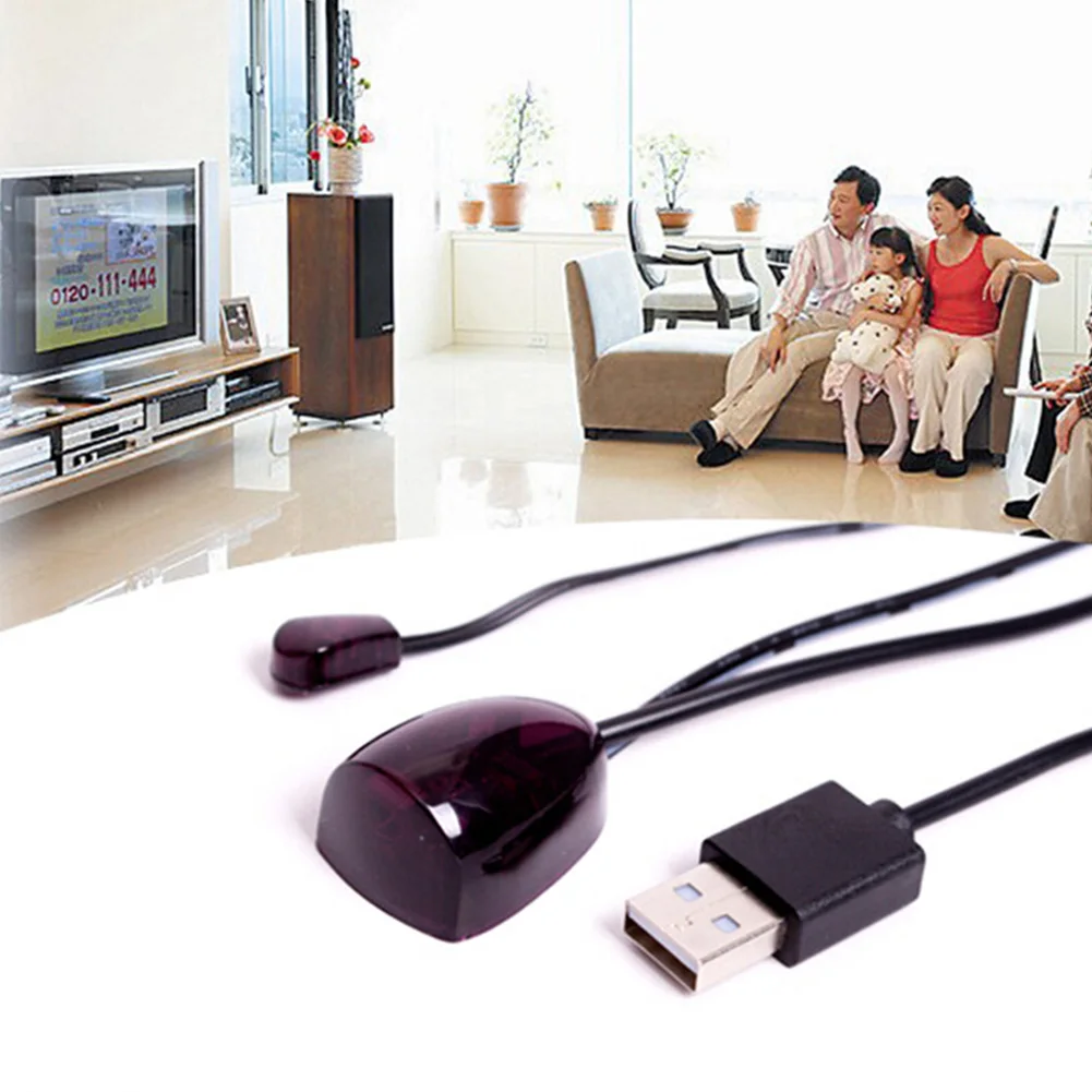 New Practical USB Adapter Infrared IR Remote Extender Repeater Receiver Transmitter Applies to All Remote Control Devices #