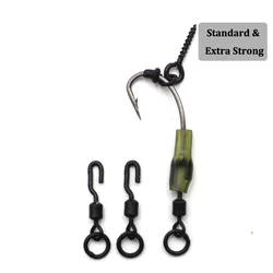 20PCS Carp Fishing Accessores Spinner Swivel for Ronnie Rig Quick Change Swivel Connector Carp Coarse Fishing Terminal Tackle