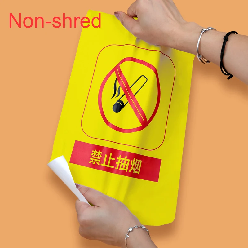 Waterproof Non-fade Non-torn Colorful Sticker Paper A4 PP Synthetic Glossy Paper Red Yellow Blue Green Label For Laser Printer