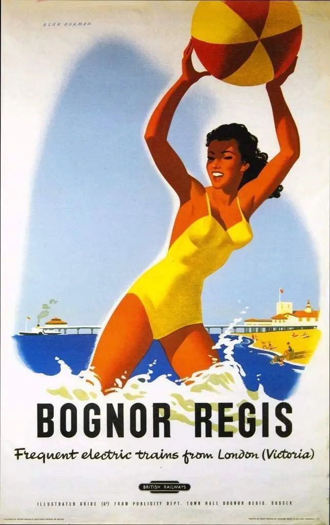 LAOJI DIBIOUR Bognor Regis ThemeVintage Tin Metal Sign Pub Club Cafe Bar Home Wall Art Decoration Poster Retro 20 X 30 cm