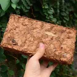 Coconut Fiber Brick Good Water Absorption Root Protective Coconut Fiber Brick For Flower Plants Growing