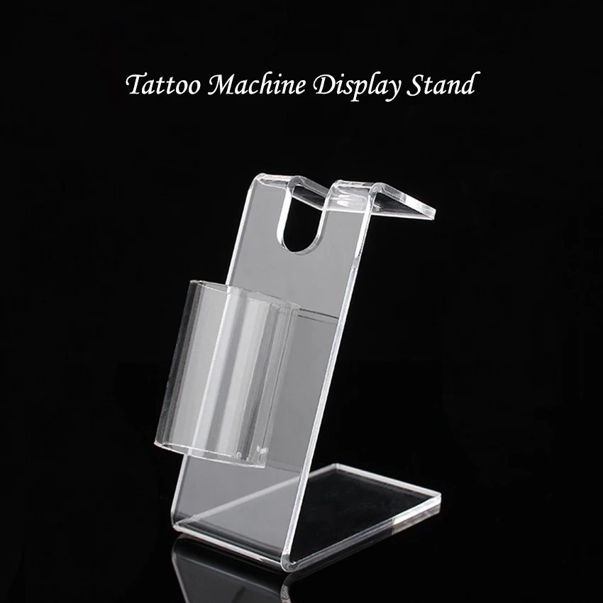 Transparent Tattoo Machine Display Stand Acrylic Tattoo Machine  Holder Storage Rack, Tattoo Pen Bracket Rest Organizer Supplies