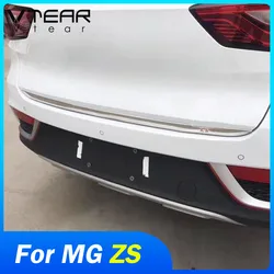 Vtear For Mg Zs Rear Door Tailgate Trim Chrome Decorative Car Strip Cover Accessories Trunk Hatch Handle Car-Styling Exterior