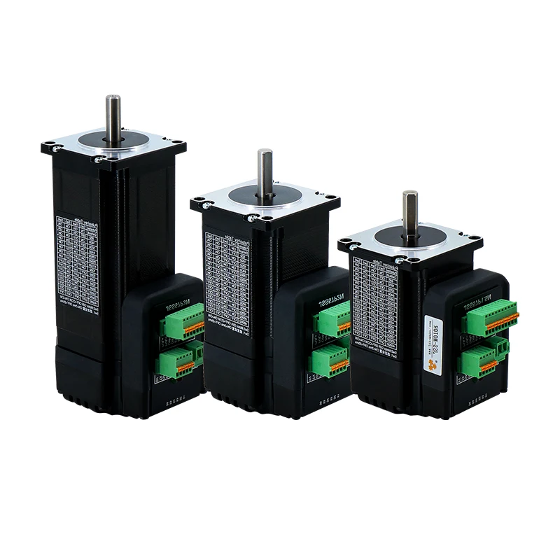 New arrival Nema23 integrated stepper motor with servo system 1.5Nm 2Nm 3Nm 3A Motor  drive integrated engine for CNC