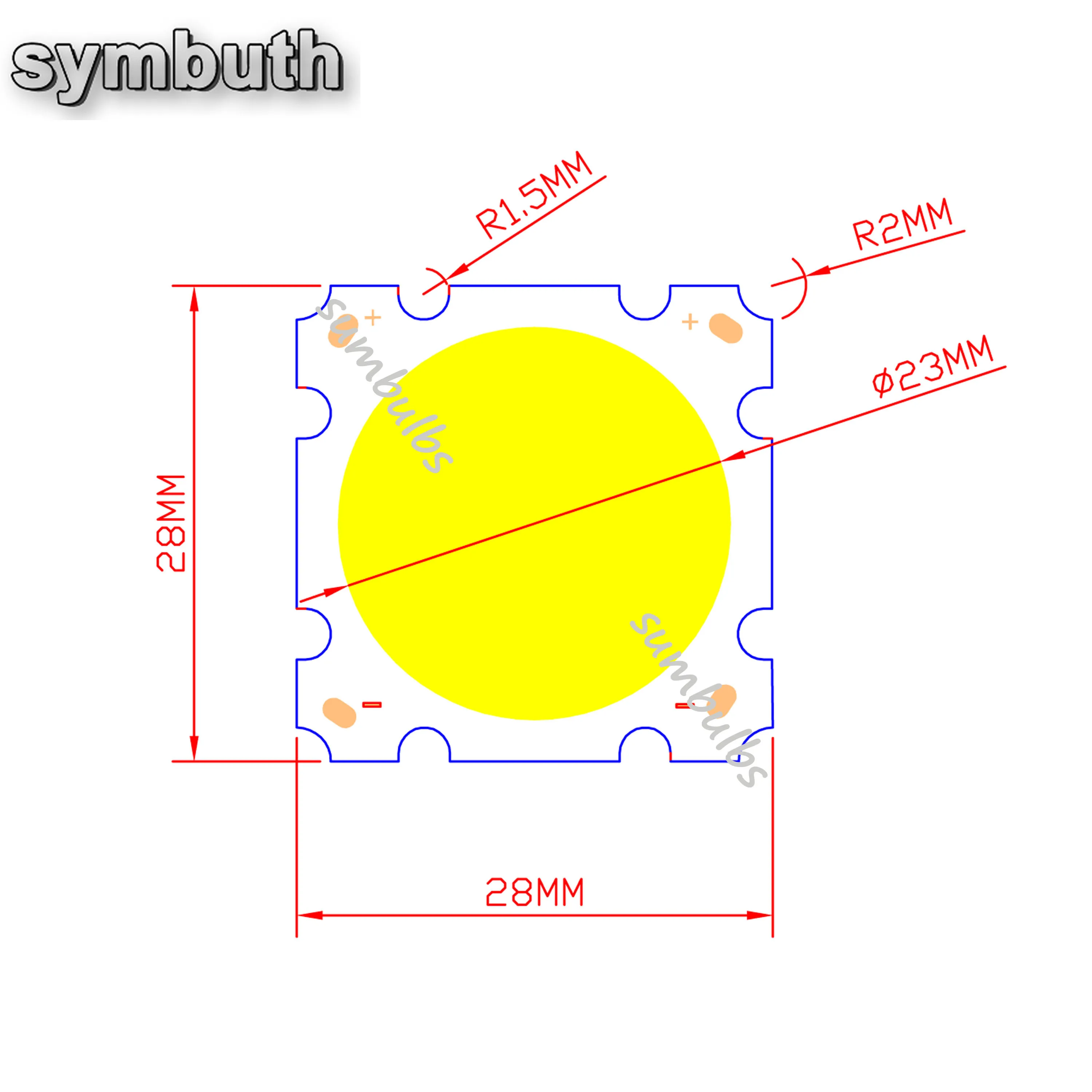 LED COB  Light Source 15W DC Led Lighting Fixtures & Components for For Track Down Light Bulb Ceiling Lamp