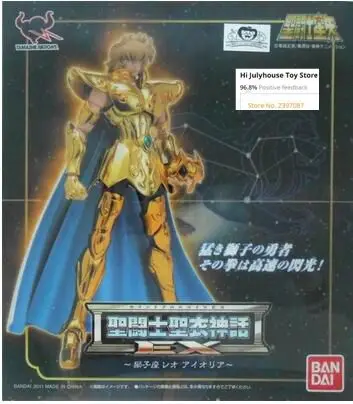 BANDAI japan Model toys Saint Seiya Cloth Myth Gold Ex2.0 Leo aiolia action Figure toy Great Collection