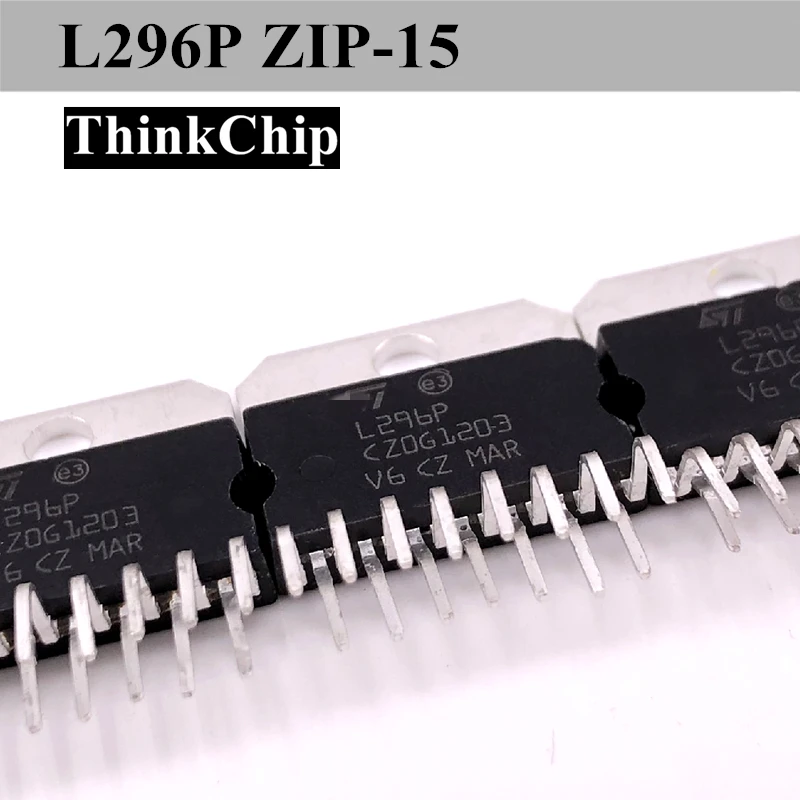 (5 PCS ) L296/L296P ZIP-15 DC-DC Switching Buck (Step Down) Regulator, Adjustable, 9V-46Vin, 5.1V-40Vout