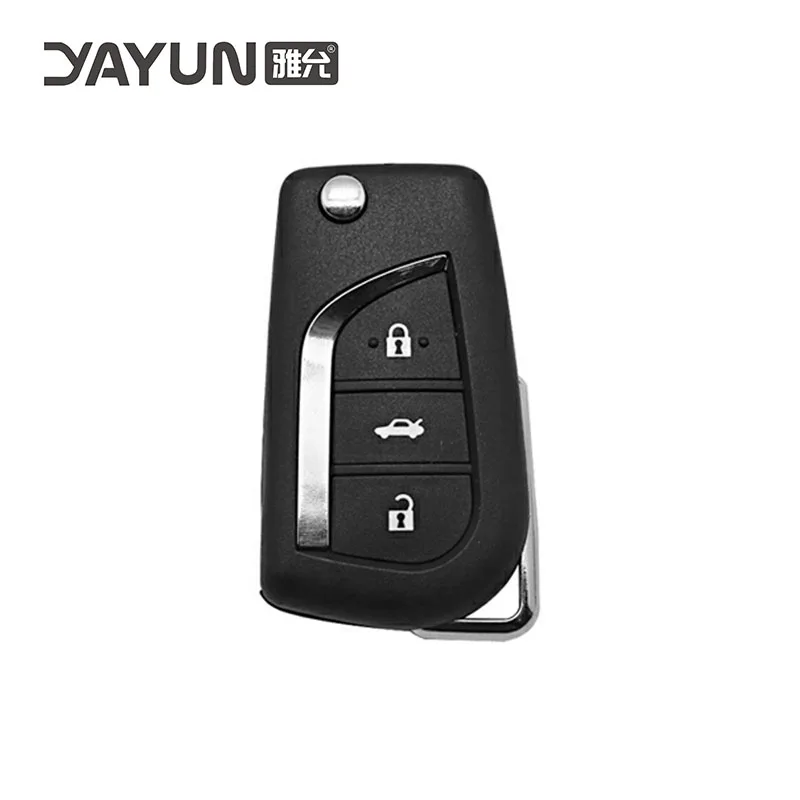 

5PCS ForToyota 2007-2015 Corolla 3 Buttons Remote Flip Key Shell replacement