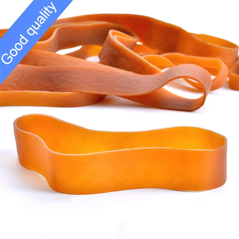 

Elastic Rubber Band Natural Rubber Ring Apron Latex Ring Sealing Belay Packaging Resistance To High Temperature 500*20 mm 30pcs