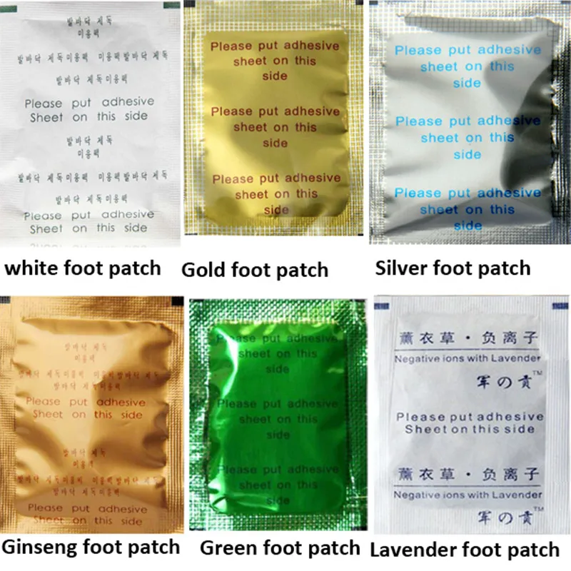 50pcs patch +50pcs plaster Foot Pads All Natural Body Cleansing Pain & Stress Relieving Patches 100% Organic and Natural FEET Pa